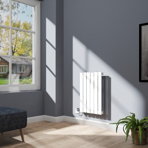 Karlstad Flat Panel Horizontal Wifi Electric Radiator - Choice of Size & Colour