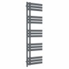 Koli 1600 x 450mm Anthracite Simple Electric Heated Towel Rail