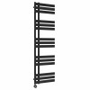 Koli 1600 x 450mm Black Thermostatic Touch Control Electric Heated Towel Rail