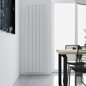 Carisa Monza Double 1800 x 565mm White Designer Aluminium Radiator