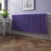 Bern 600 x 1460mm Elegant Purple Triple Column Horizontal Traditional Radiator
