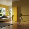Lulea 1800 x 480mm Zinc Yellow Single Vertical Flat Panel Designer Radiator