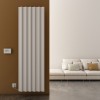 Carisa Boreas S 1800 x 555mm White Designer Aluminium Electric Radiator