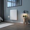 Bismo CRC 570 x 534mm White Flat Panel Ceramic Core Wifi Electric Radiator - 1500W