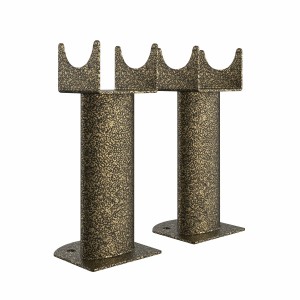Norden Oval Column Radiator Feet - Black Gold