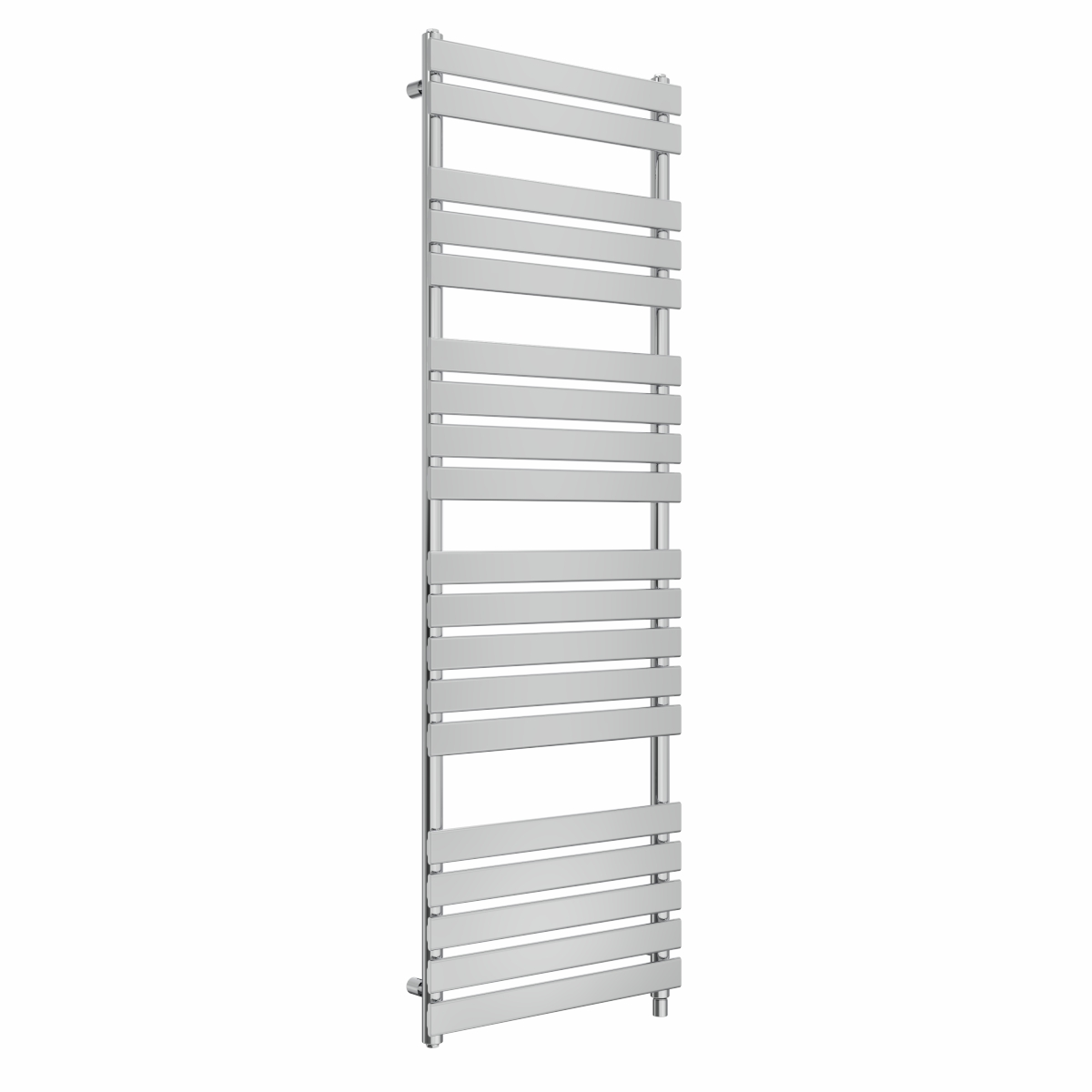 Juva 1800 x 600mm Chrome Flat Panel Simple Electric Heated Towel Rail