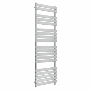 Juva 1800 x 600mm Chrome Flat Panel Simple Electric Heated Towel Rail