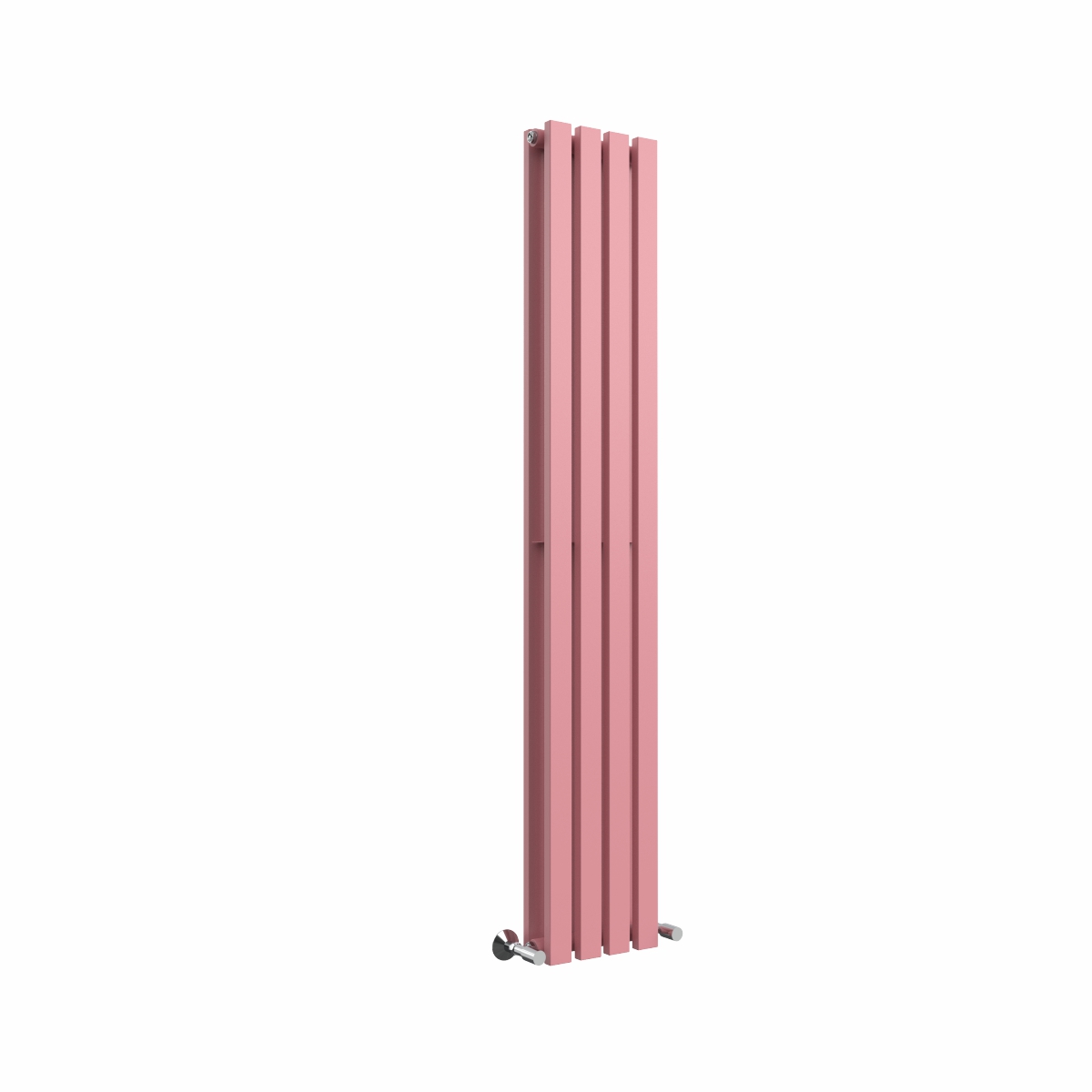 Lulea 1600 x 270mm Rose Clair Pink Double Vertical Flat Panel Designer Radiator