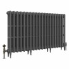 Classic Farrow & Ball Railings Grey Triple Column Cast Iron Radiator - Choice of Size