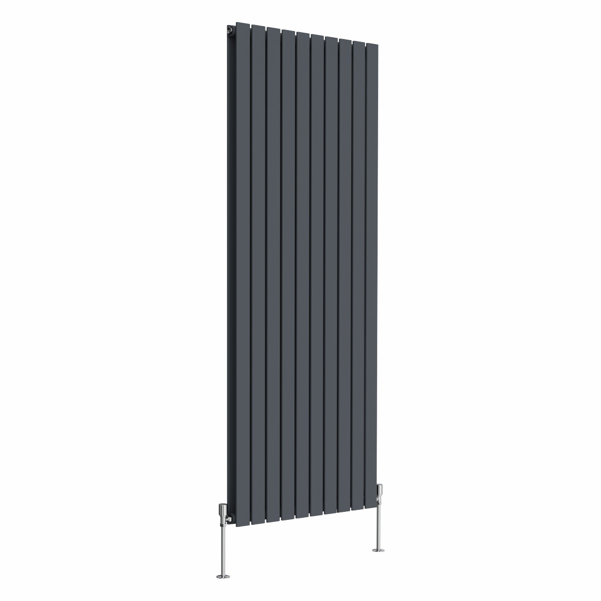 Karlstad 1800 x 682mm Anthracite Single Vertical Flat Panel Designer Radiator