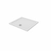 Essentials 1000 x 900mm Rectangle Stone Shower Tray White