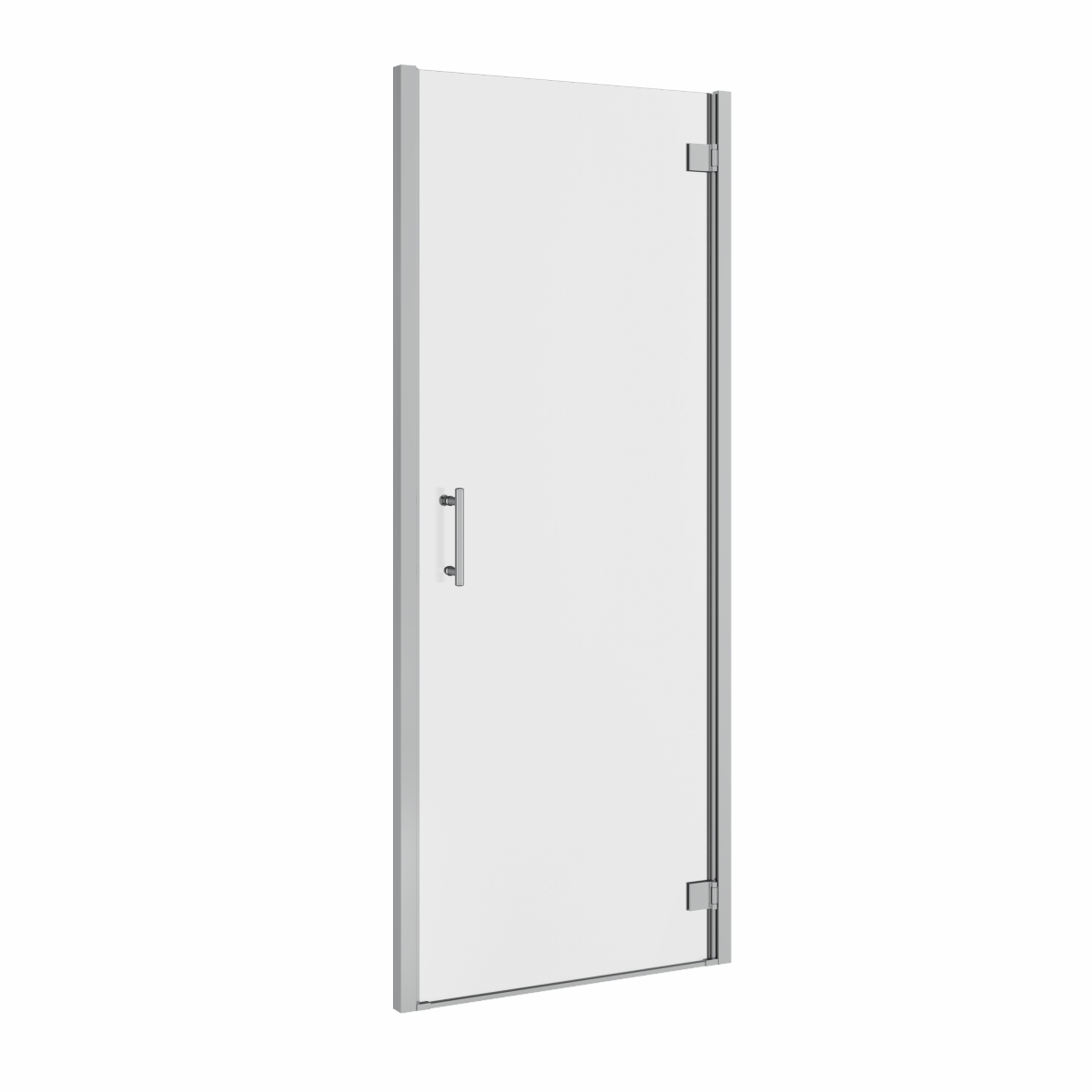 Ennerdale - 800mm Hinged Shower Door - Chrome