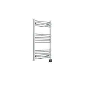 Bergen 1000 x 600mm Straight Chrome Thermostatic Wifi Control Electric Heated Towel Rail