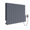 Bismo 575 x 855 Grey 1800W Electric Wifi Oil Filled Radiator