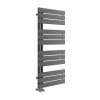 Kristiansund 1126 x 500mm Designer Towel Rail - Gunmetal