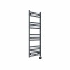 Bergen 1400 x 500mm Straight Anthracite Thermostatic Wifi Control Electric Heated Towel Rail