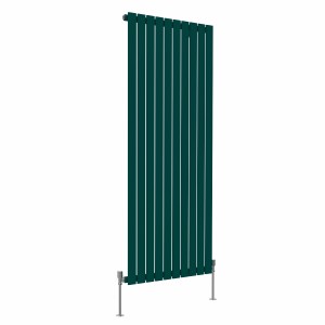 Karlstad 1600 x 682mm Blue Green Single Flat Panel Vertical Designer Radiator