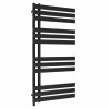 Koli 1200 x 600mm Black Simple Electric Heated Towel Rail