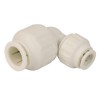 TWISTLOC 15mm x 10mm Reducing Elbow White