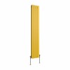 Karlstad 1600 x 274mm Zinc Yellow Double Vertical Flat Panel Designer Radiator