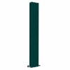 Lulea 1800 x 270mm Blue Green Double Flat Panel Vertical Designer Radiator