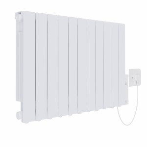 Bismo 575 x 935mm White Wifi Oil Filled Electric Radiator - 2000W