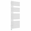 Kristiansund 1380 x 500mm White Thermostatic Touch Control Electric Heated Towel Rail