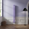 Bern 1800 x 200mm Elegant Purple Double Column Vertical Traditional Radiator