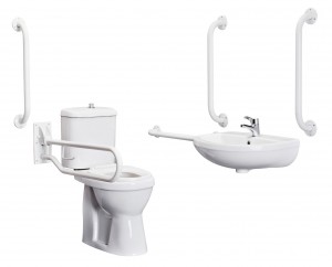 Doc M Pack - Accessible Bathroom Suite - Choice of Colour and Toilet Option