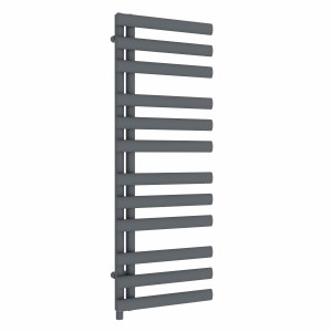 Kongsberg 1200 x 450mm Anthracite Simple Electric Towel Rail