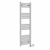 Bergen 1400 x 400mm Straight Chrome HEC Thermostatic Electric Heated Towel Rail