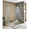 Kent - 1200mm Wet Room Screen with 760mm Wet Room Screen - Chrome