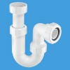 McAlpine ASC10 - Adjustable Inlet Tubular 'P' Trap White 40mm