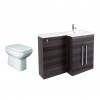 Calm Grey Right Hand Combination Vanity Unit with RAK-Origin Toilet & Soft Close Seat & Concealed Cistern - 1100mm
