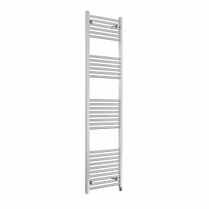 Bergen 1800 x 500mm Straight Chrome Prefilled Electric Heated Towel Rail