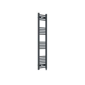 Bergen 1400 x 300mm Straight Anthracite Electric Heated Towel Rail