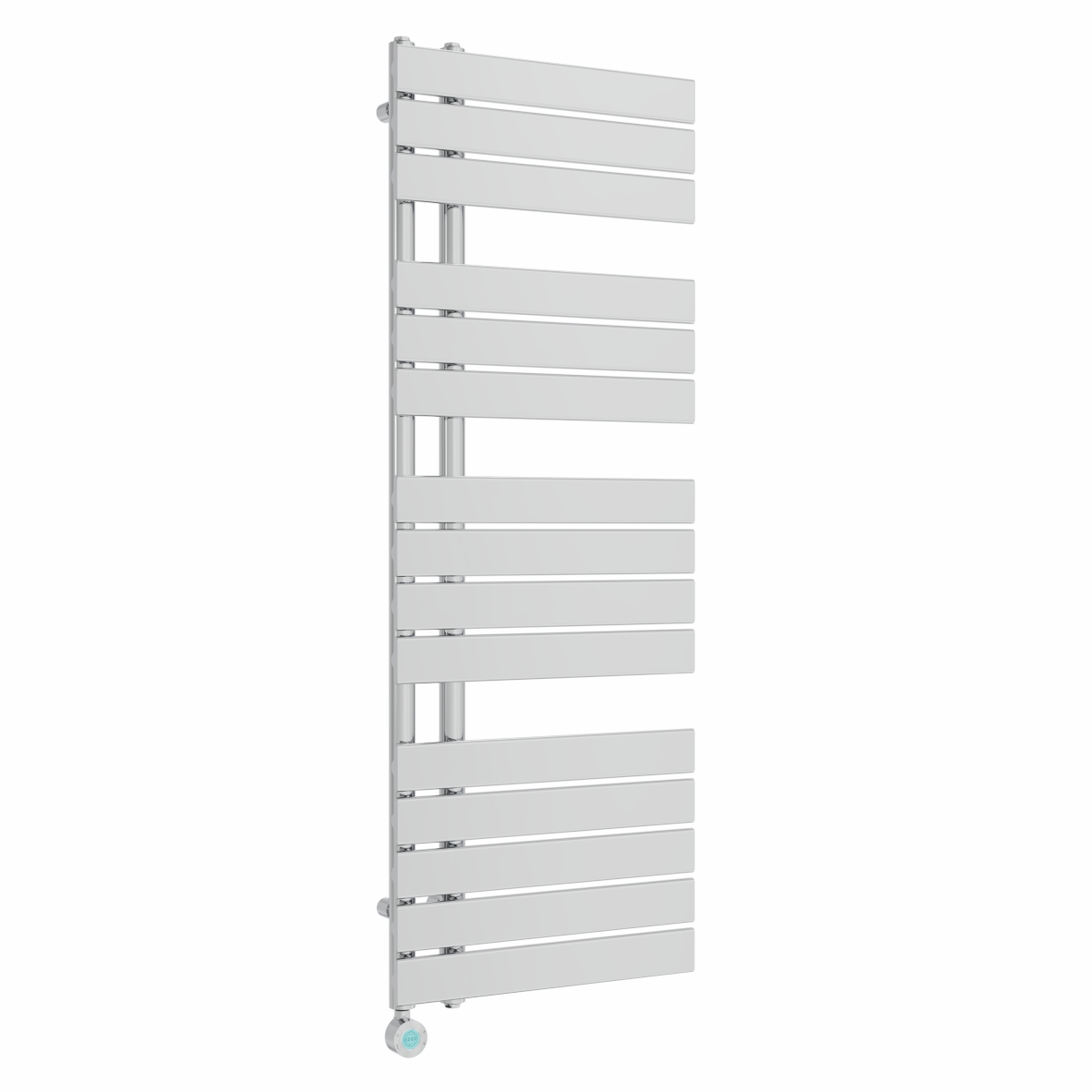Kristiansund 1380 x 500mm Chrome Thermostatic Touch Control Wifi Electric Heated Towel Rail