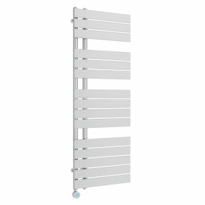 Kristiansund 1380 x 500mm Chrome Thermostatic Touch Control Wifi Electric Heated Towel Rail