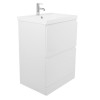 Tonic White 600mm Floor Standing Vanity Unit & Basin