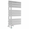 Kristiansund 824 x 500mm Dual Fuel Chrome Thermostatic Touch Control Wifi Electric Heated Towel Rail