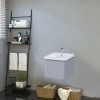 RAK-Resort 550mm Wall Hung Single Draw Vanity Unit - Matt Stone