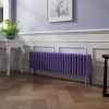 Bern 300 x 1190mm Elegant Purple Four Column Horizontal Traditional Radiator