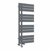 Kristiansund 1126 x 500mm Dual Fuel Anthracite Thermostatic Touch Control Electric Heated Towel Rail