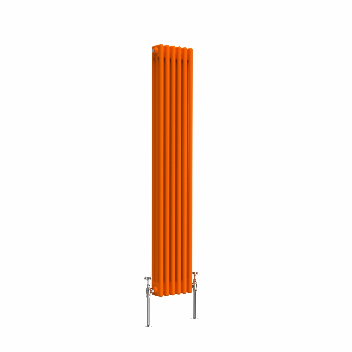 Bern 1500 x 290mm Bright Orange Triple Vertical Column Radiator