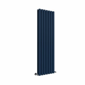 Lulea 1600 x 480mm Sapphire Blue Double Vertical Flat Panel Designer Radiator