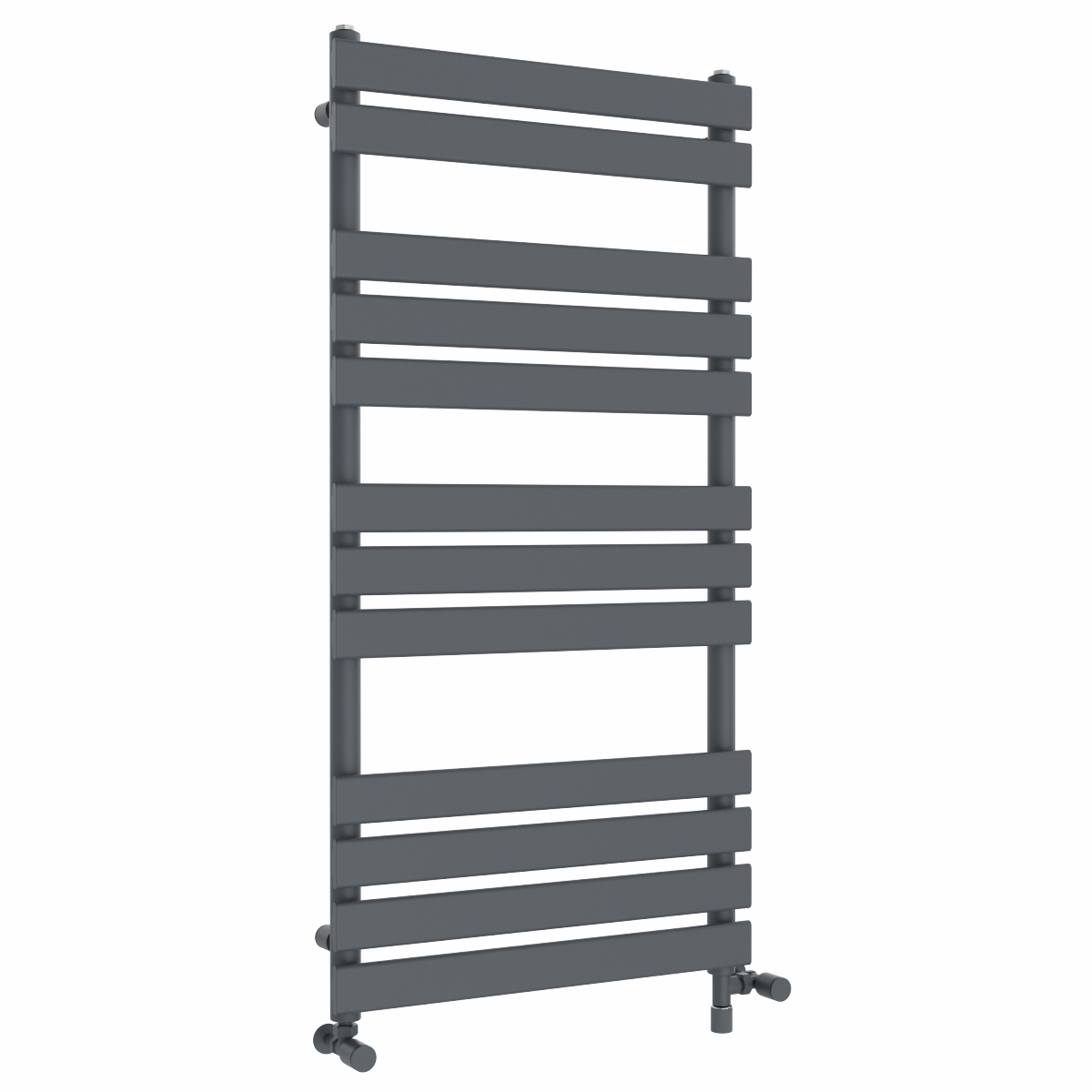 Juva 1200 x 600mm Dual Fuel Sand Grey Flat Panel Simple Electric Heated Towel Rail