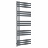 Koli 1600 x 600mm Anthracite Simple Electric Heated Towel Rail