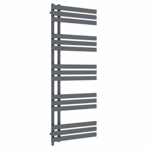 Koli 1600 x 600mm Anthracite Simple Electric Heated Towel Rail