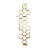 Terma Hex Designer Radiator 1700 x 573 - Brass