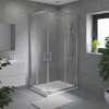 Ennerdale - 1000 x 800mm Corner Entry Shower Enclosure - Chrome